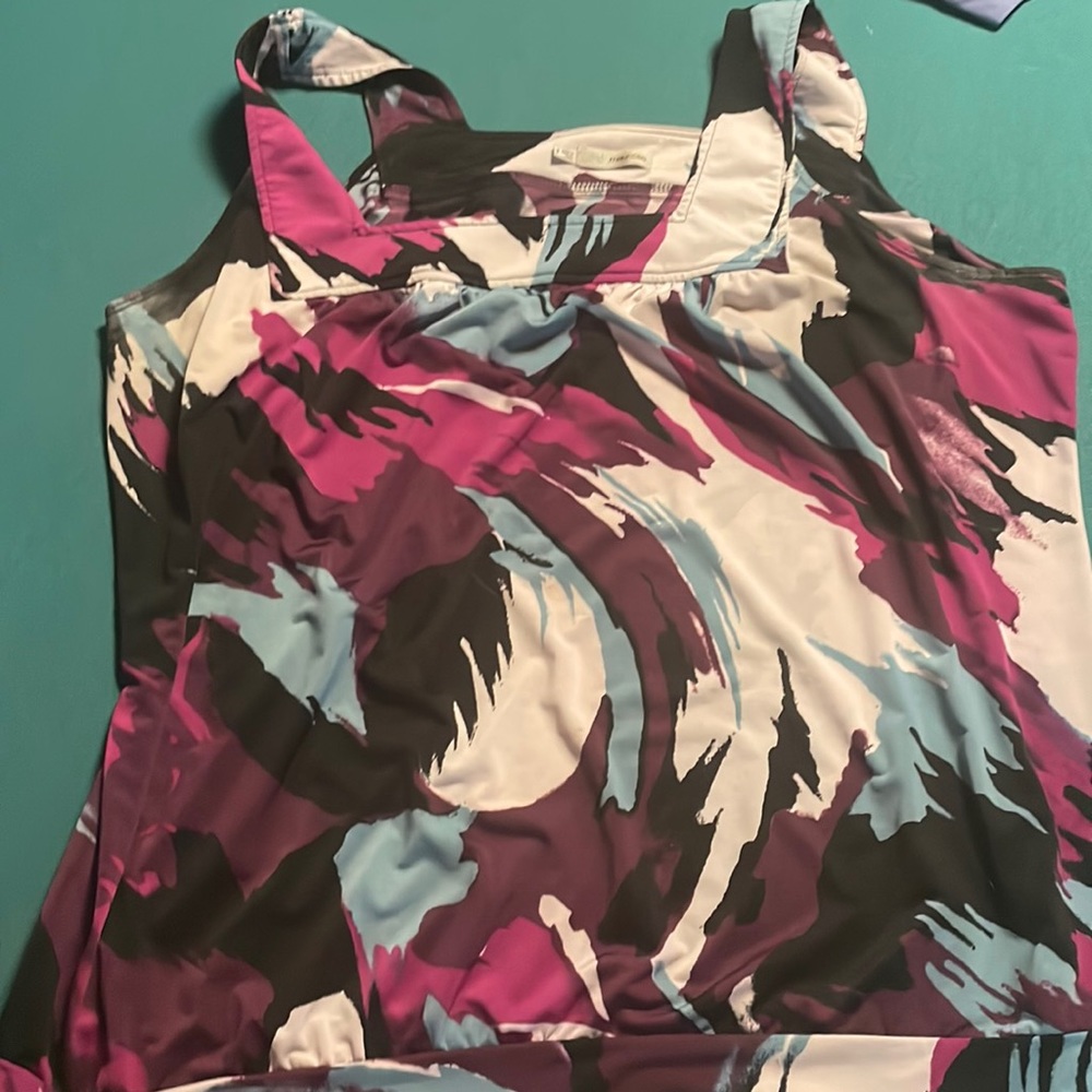 Women’s tank top multi colored print